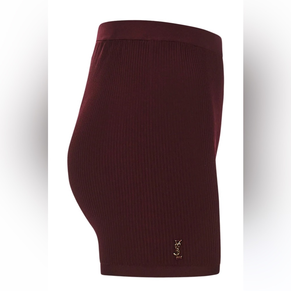 YSL Ribbed Shorts